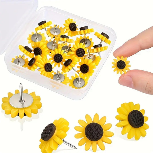 Sunflower Push Pins (10PCS)