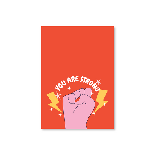 You Are Strong Galentines Day Card